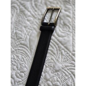 Trafalgar Cortina Men's Classic Leather Belt Black Made In USA Size 36